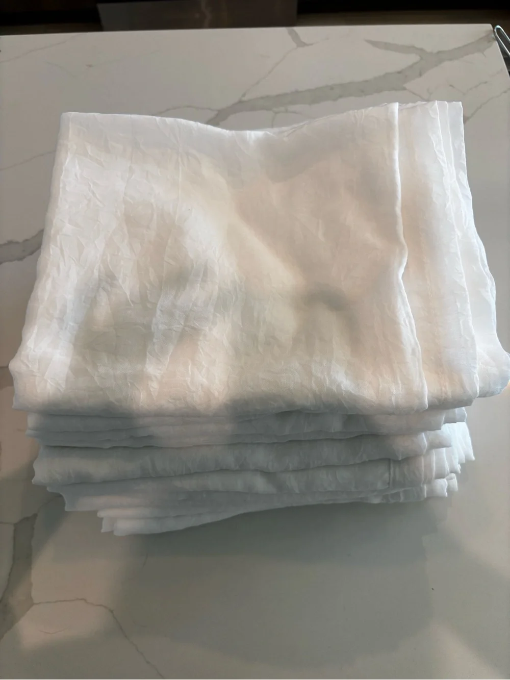 8x Sheer White Curtains Panel - Home Accents